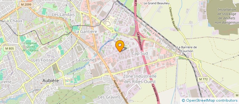 localisation de l'entreprise AUVERGNE MANUTENTION SARL à AUBIERE