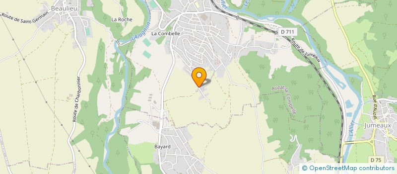 localisation de l'entreprise AUVERGNE PALETTES SERVICE à BRASSAC-LES-MINES