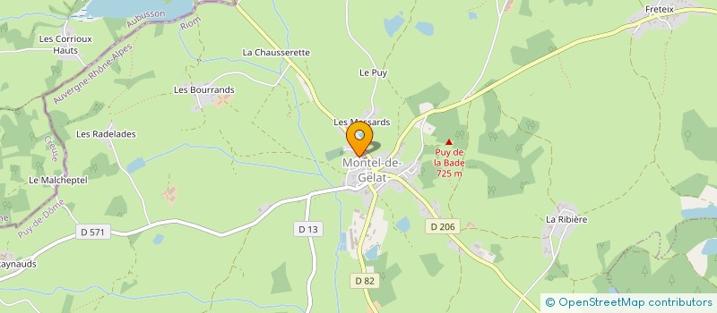 localisation de l'entreprise AUVERGNE PARTENAIRES INVESTISSEMENTS  MIREMONT