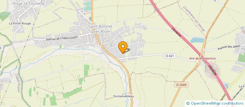 localisation de l'entreprise AUVERGNE PISCINES  RIOM