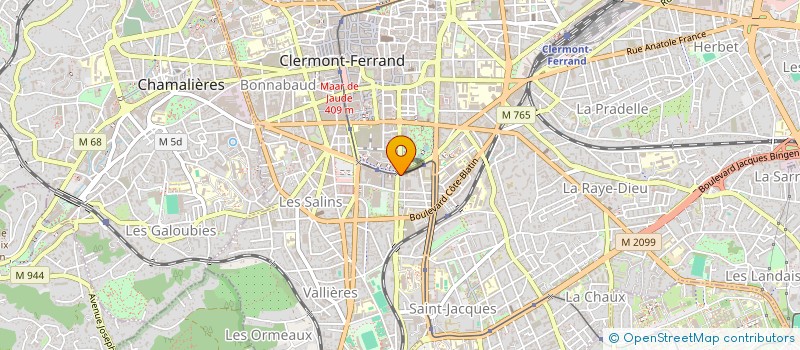 localisation de l'entreprise AUVERGNE PLAISANCE CROISIERE  CLERMONT-FERRAND