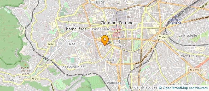localisation de l'entreprise AUVERGNE PROTHESE à CLERMONT-FERRAND