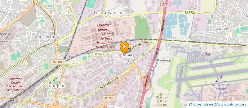 localisation de l'entreprise AUVERGNE RADIA SERVICE à CLERMONT-FERRAND