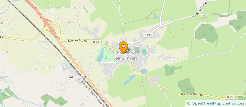 localisation de l'entreprise AUVERGNE RECRUTEMENT MEDICAL ET PARAMEDICAL CONSEIL à CHANTENAY-SAINT-IMBERT