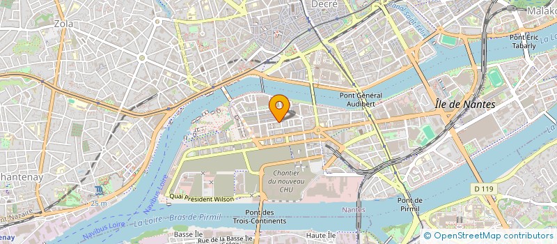 localisation de l'entreprise AUVERGNE TEAM à NANTES