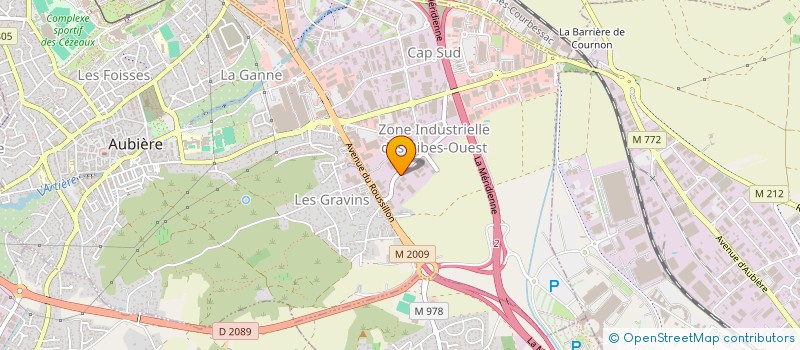 localisation de l'entreprise AUVERGNE TOURING VO à AUBIERE