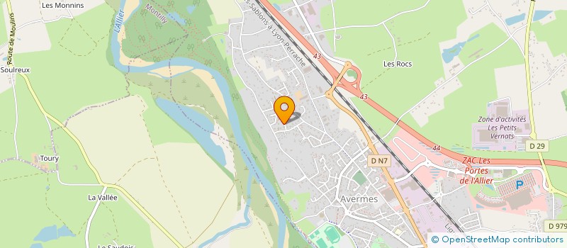 localisation de l'entreprise AUVERGNE TRAINS MODELISME  AVERMES