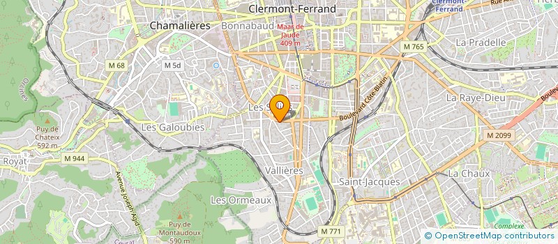 localisation de l'entreprise AUVERGNE TRAVAUX CONSEILS  CLERMONT-FERRAND