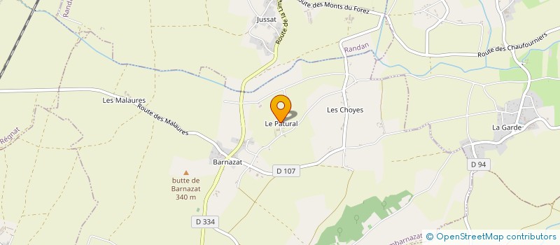 localisation de l'entreprise AUVERGNE VENTILATION  SAINT-DENIS-COMBARNAZAT