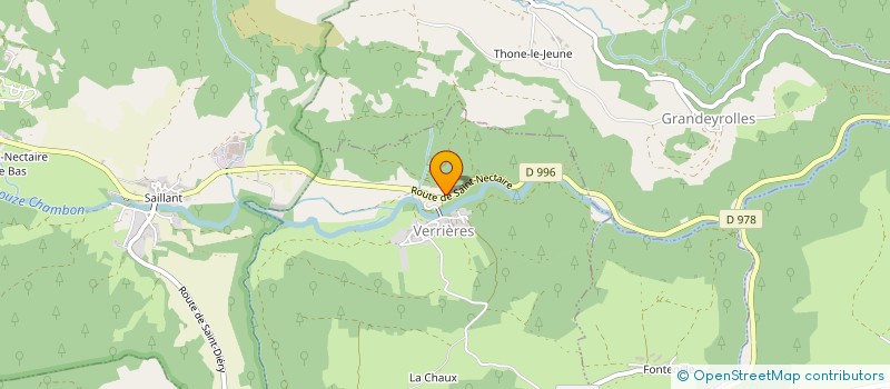 localisation de l'entreprise AUVERNHA CONSULTING à VERRIERES