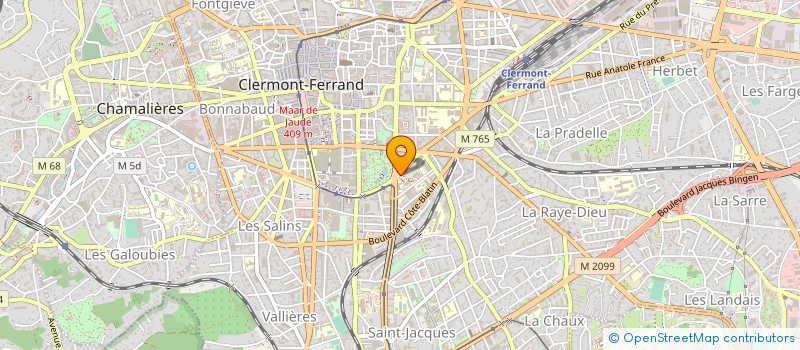 localisation de l'entreprise AUVERNHA TARA D OC  CLERMONT-FERRAND