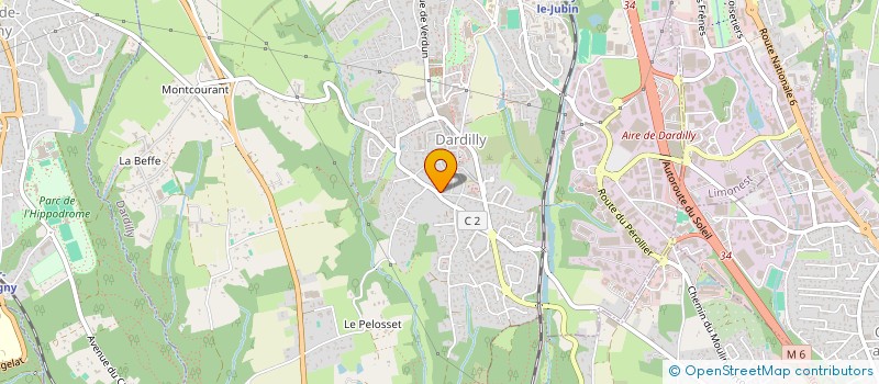 localisation de l'entreprise AUVERNHIT  DARDILLY