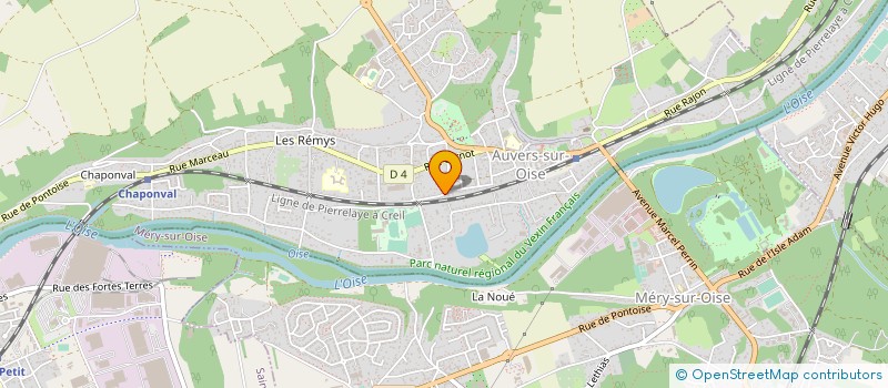 localisation de l'entreprise AUVERS CONSTRUCTION à AUVERS-SUR-OISE
