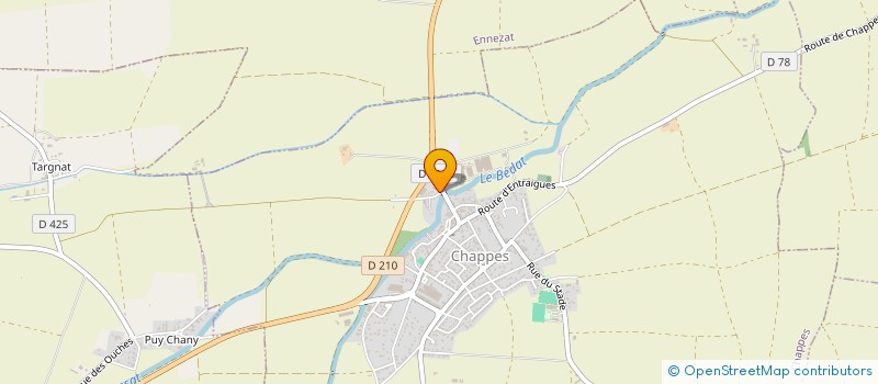 localisation de l'entreprise AUVERSPA à CUSSET
