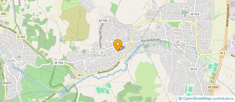 localisation de l'entreprise AUVERSTORES à BLANZAT