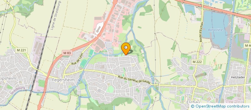 localisation de l'entreprise AUVI  FEGERSHEIM