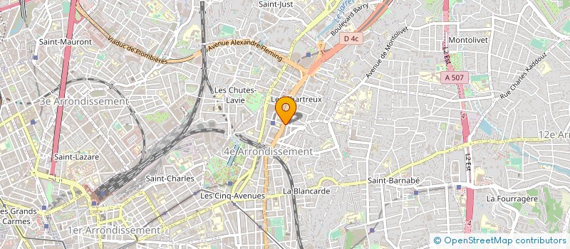 localisation de l'entreprise AUVICOM à MARSEILLE