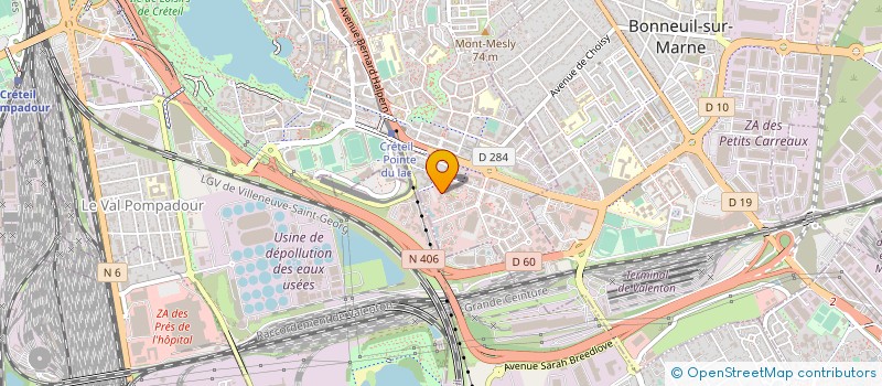 localisation de l'entreprise AUVIDIS à CRETEIL