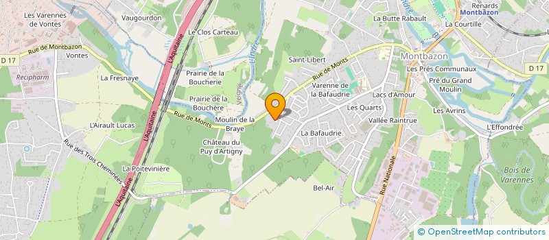 localisation de l'entreprise AUVIRA  MONTBAZON