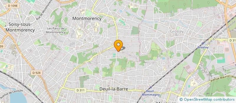 localisation de l'entreprise AUVITEK EVENT  DEUIL-LA-BARRE