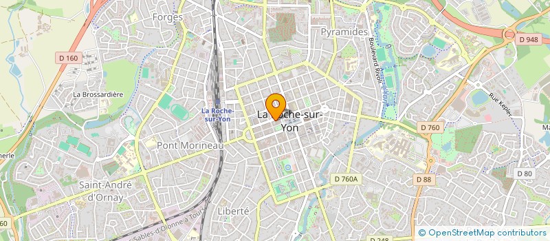 localisation de l'entreprise AUVRAP à LA ROCHE-SUR-YON