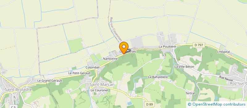 localisation de l'entreprise AUVRAY  SAINT-MARCAN