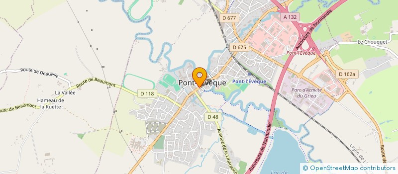 localisation de l'entreprise AUVRAY à PONT L'EVEQUE