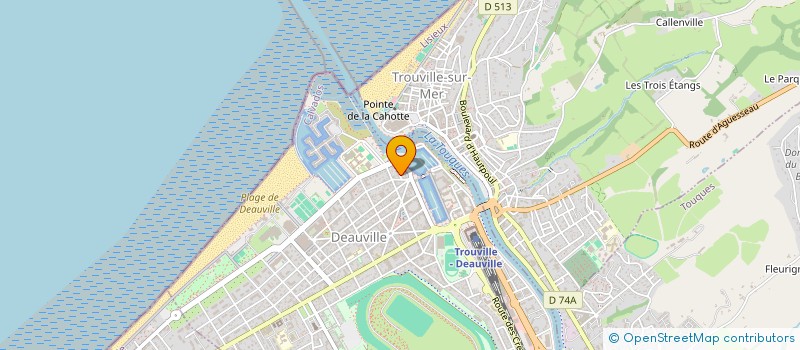 localisation de l'entreprise AUVRAY NICOLAS PERE/FILS  DEAUVILLE