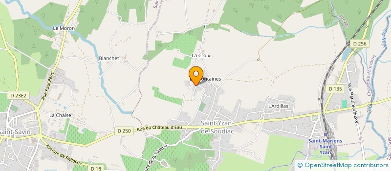 localisation de l'entreprise AUWI  SAINT-YZAN-DE-SOUDIAC