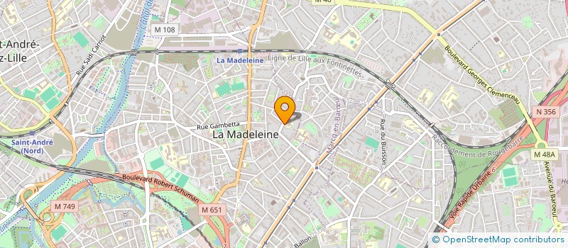 localisation de l'entreprise AUWILERS à LA MADELEINE