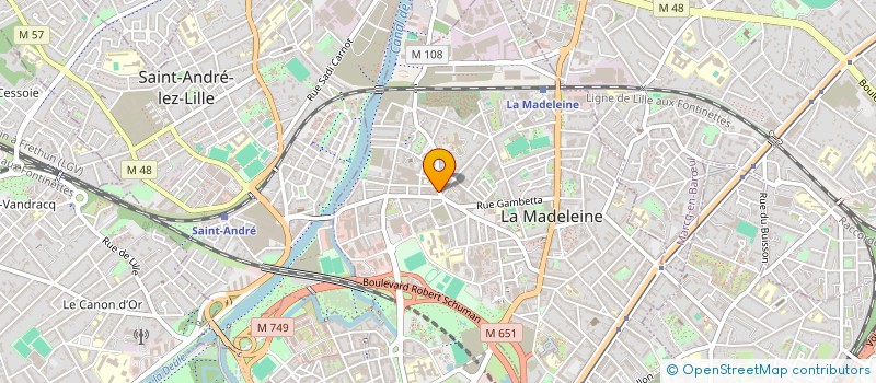 localisation de l'entreprise AUX 100 PATATES à LA MADELEINE