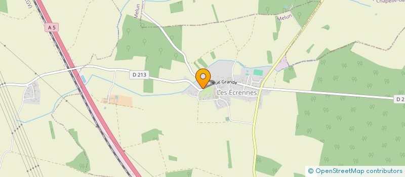 localisation de l'entreprise AUX 1001 DELICES  LES ECRENNES