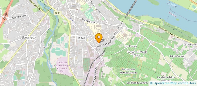 localisation de l'entreprise AUX 16 CAVEAUX  SAUMUR