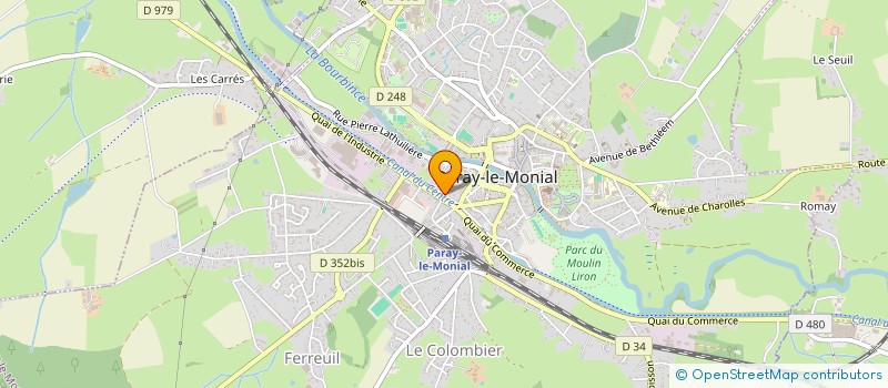 localisation de l'entreprise AUX 17 FONDUES à PARAY-LE-MONIAL