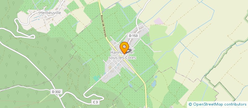 localisation de l'entreprise AUX 2 LORRAINS  HANNONVILLE-SOUS-LES-COTES