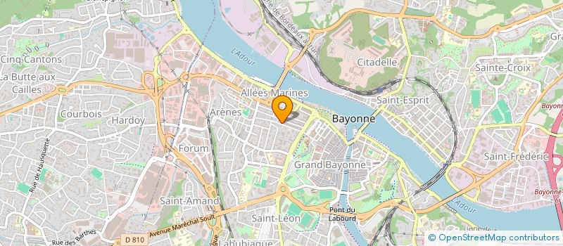 localisation de l'entreprise AUX 2 M à BAYONNE