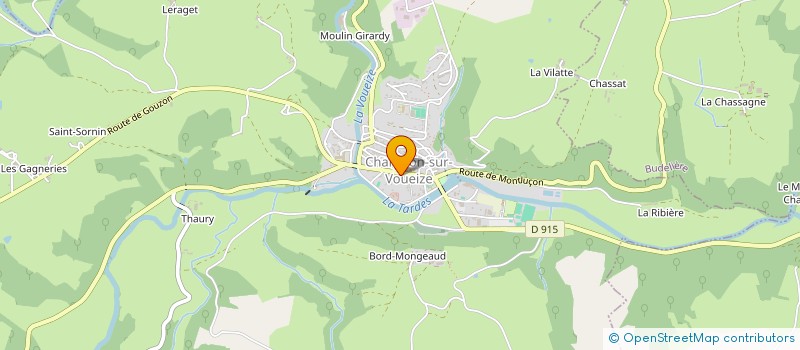 localisation de l'entreprise AUX 2 PIANOS  CHAMBON-SUR-VOUEIZE