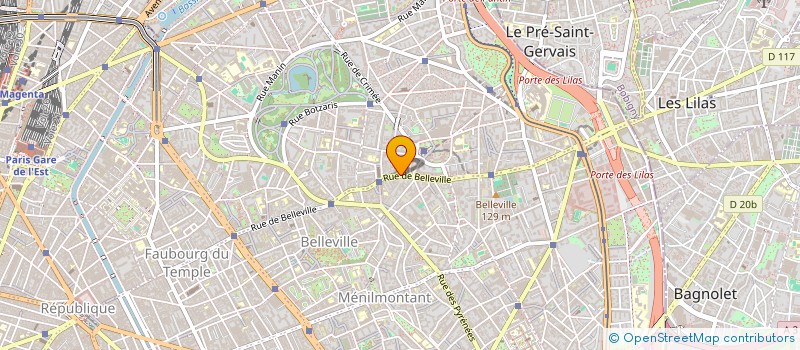localisation de l'entreprise AUX 2000 PATES à PARIS