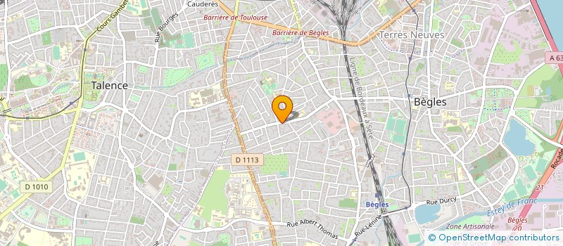 localisation de l'entreprise AUX 3 BOULANGERS à BEGLES