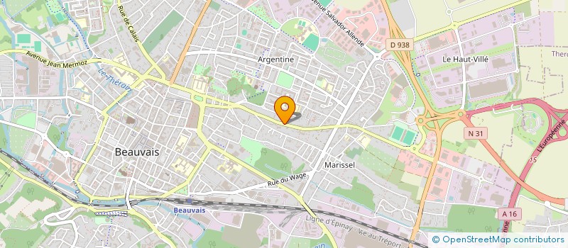 localisation de l'entreprise AUX 3 CHOUQUETTES  BEAUVAIS