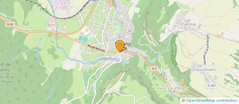 localisation de l'entreprise AUX 3 EPIS  POLIGNY