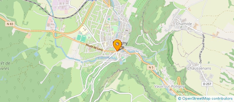 localisation de l'entreprise AUX 3 EPIS POLINOIS  POLIGNY