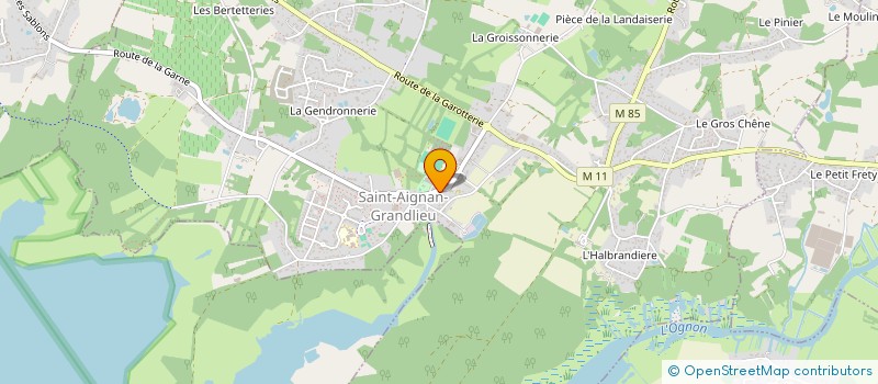 localisation de l'entreprise AUX 3 SAVEURS  SAINT-AIGNAN-GRANDLIEU