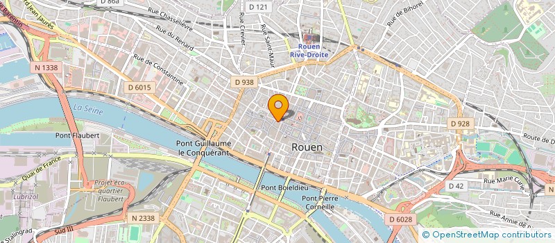 localisation de l'entreprise AUX 4 COINS DE FRANCE à ROUEN