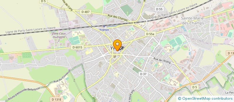 localisation de l'entreprise AUX 4 DOUCEURS à YVETOT