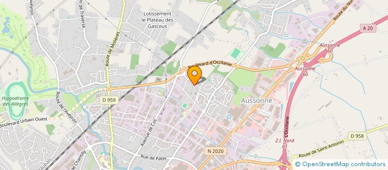 localisation de l'entreprise AUX 4 ENERGIES à MONTAUBAN