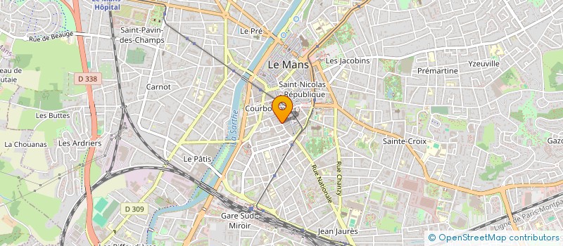 localisation de l'entreprise AUX 4 EPICES  LE MANS