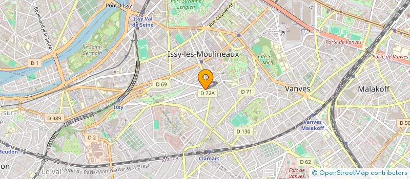 localisation de l'entreprise AUX 4 EPINGLES à ISSY-LES-MOULINEAUX