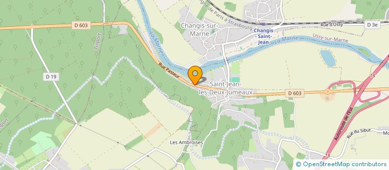 localisation de l'entreprise AUX 4 EPIS à LA FERTE-SOUS-JOUARRE
