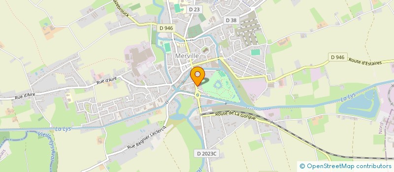 localisation de l'entreprise AUX 4 SAISONS à MERVILLE